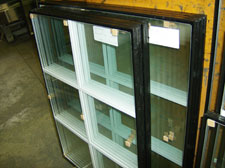 Insulated panels with muntin bars